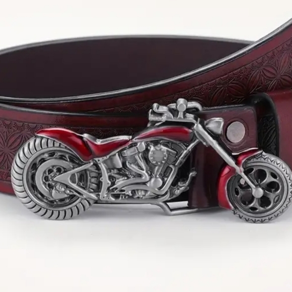 Live to ride ride to live belt buckle 4x3" - Picture 4 of 11